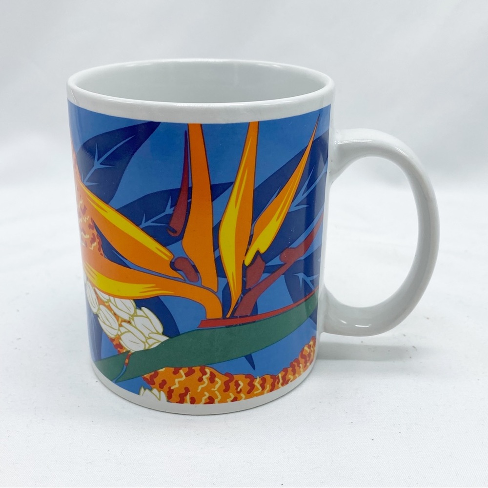 Vintage Hilo Hattie Bird Of Paradise Coffee Mug 1999 Island Heritage Cup